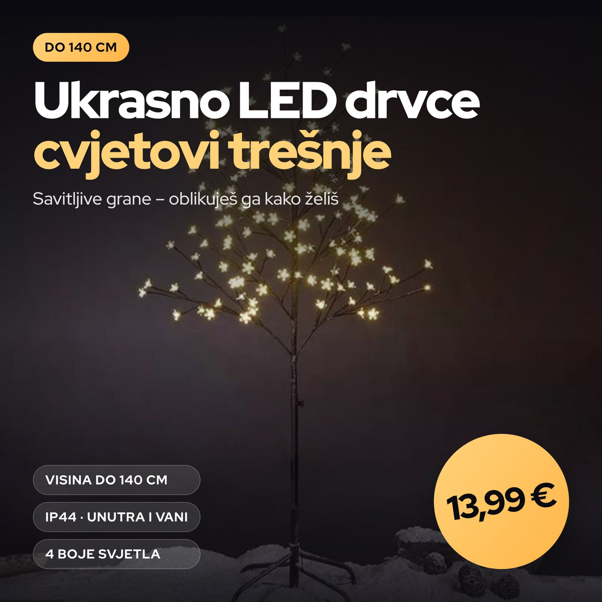Božićno drvce ukrasno