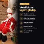 Djed Božićnjak koji se penje po konopu – prednosti