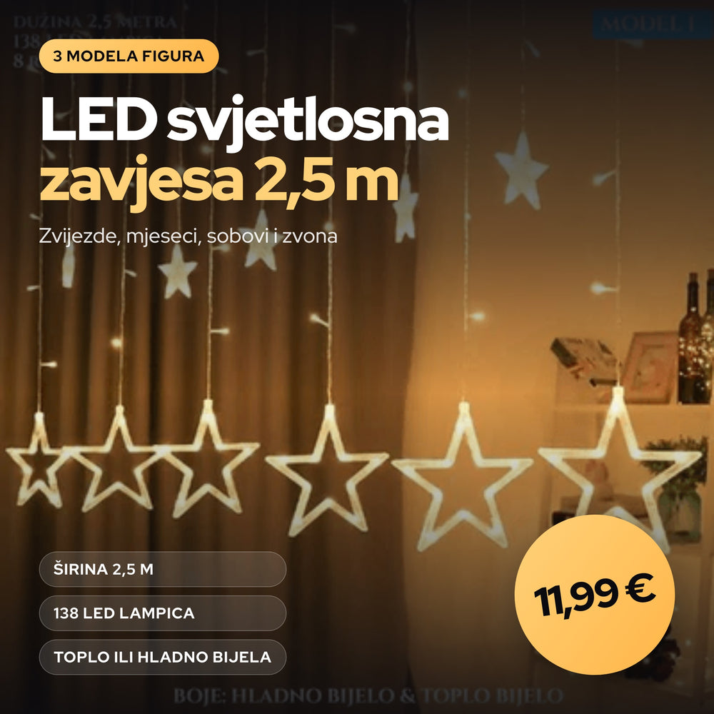 LED svjetlosne zavjese