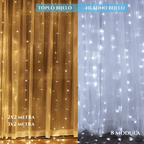 Božićna Svjetlosna Zavjesa s USB Napajanjem